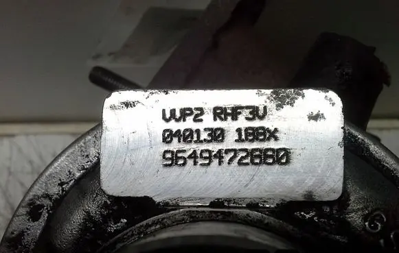 Citroen C3 Turbo 9649472660