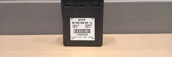 Citroen C4 Grand Picasso Alarm control unit/module 9663392880 7165228706