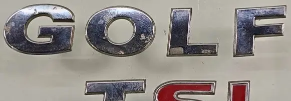 Volkswagen Golf VI Manufacturer badge logo/emblem 
