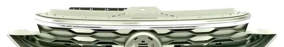Front bumper upper radiator grill