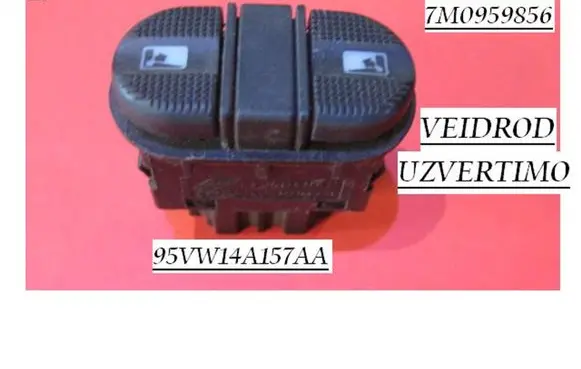 Seat Alhambra (Mk1) Wing mirror switch 7M0959856 95VW14A157AA