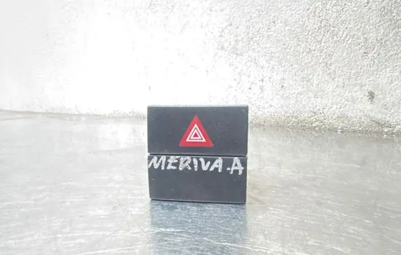 Opel Meriva A Hazard light switch 93332970