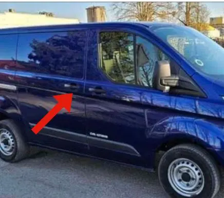 Ford Transit Custom Sliding door exterior handle BK21V26600B