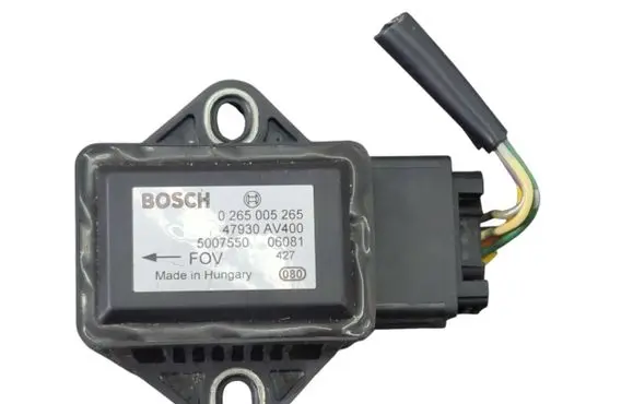 ESP acceleration yaw rate sensor