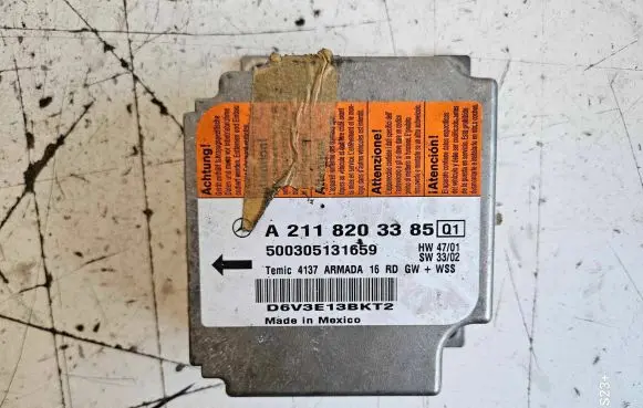Mercedes-Benz E W211 Airbag control unit/module A2118203385 500305131659 96V3E13BKT