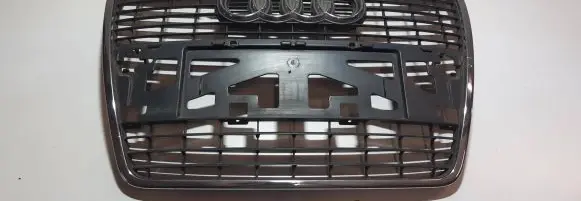 Audi A6 S6 C6 4F Front bumper upper radiator grill 4F0853651 DN13677