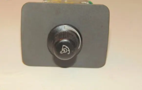 Panel lighting control switch