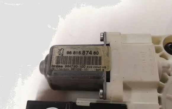 Peugeot 307 Front door window regulator with motor 9681587480 965484100 96334456980
