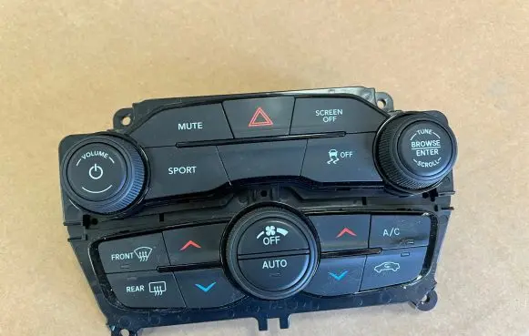 Interior fan control switch