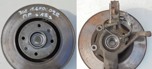 Peugeot 308 SW Front wheel hub spindle knuckle