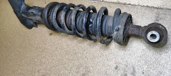 Peugeot 407 Rear shock absorber with coil spring 
