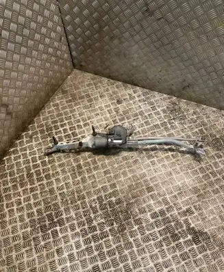 Front wiper linkage and motor