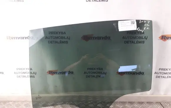 BMW 7 E65 E66 Rear door window glass 