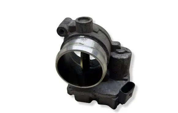 Volkswagen Touareg I Throttle valve 4E0145950H