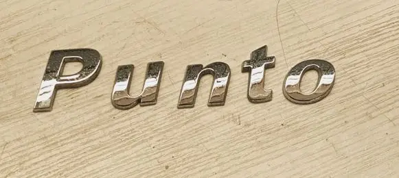 Fiat Punto (188) Manufacturers badge/model letters B632