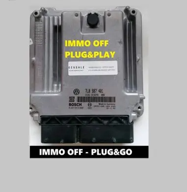 Volkswagen Touareg I Engine control unit/module 7L0907401 0281011960 1039S11689