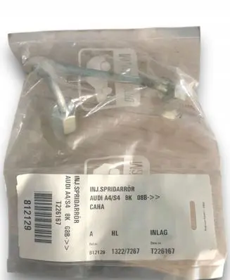 Volkswagen PASSAT B6 Fuel injector supply line/pipe 03L130301K