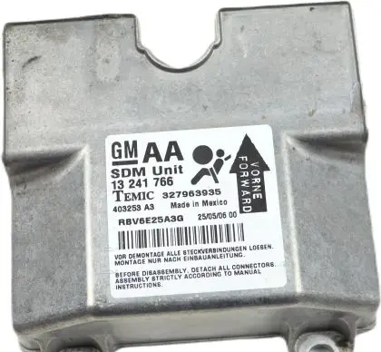 Opel Zafira B Airbag control unit/module 13241766 403253A3 327963935