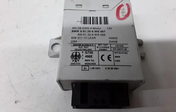 BMW X5 E53 Immobilizer control unit/module 61356905667