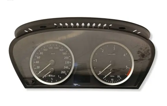 BMW 5 E60 E61 Speedometer (instrument cluster) 62116947363 213256001011 110080213