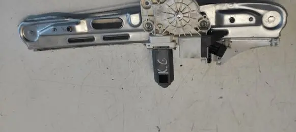 Opel Vectra C Rear door window regulator with motor 990093103 24451521