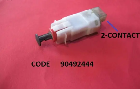Opel Zafira A Clutch pedal sensor 90492444