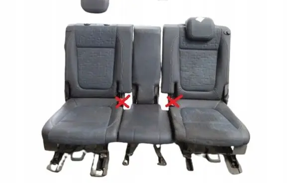 Opel Meriva B Second row seats 