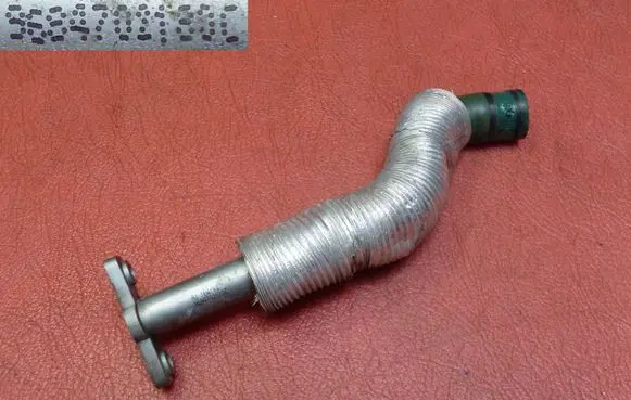 Citroen C8 Turbo turbocharger oiling pipe/hose 9684702180