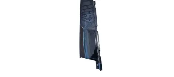 Ford Fusion II Front door glass trim molding ES73F20898 ES73F20898CAW AYFVA