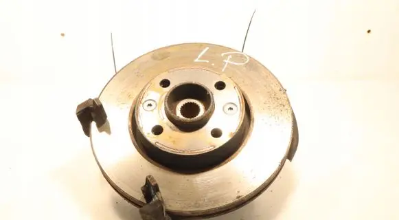 Front wheel hub spindle knuckle