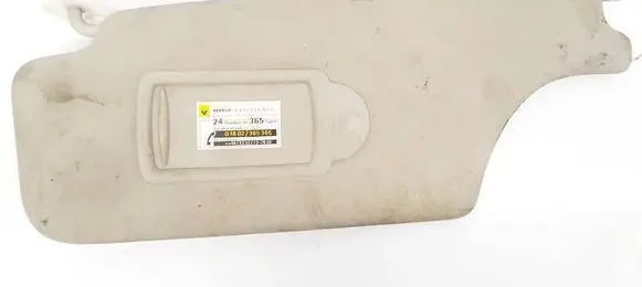 Renault Modus Sun visor 