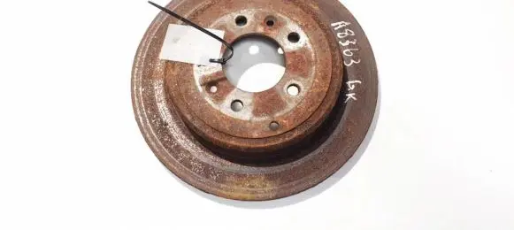 Peugeot 607 Rear brake disc neventiliuojamas