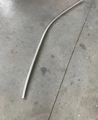 BMW X5 F15 Front door glass trim molding 7289633