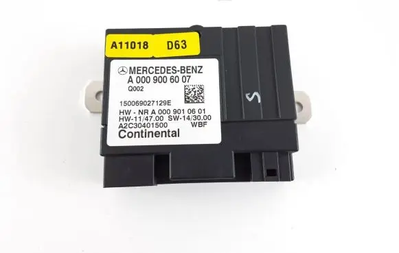 Mercedes-Benz GLC X253 C253 Fuel injection pump control unit/module A0009006007 A0009010601 A2C30401500