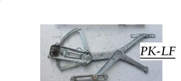 Opel Astra G Front door manual window regulator 90521869
