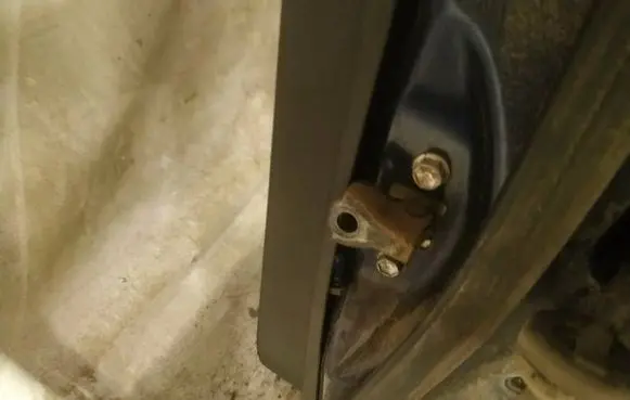 Rear door check strap stopper