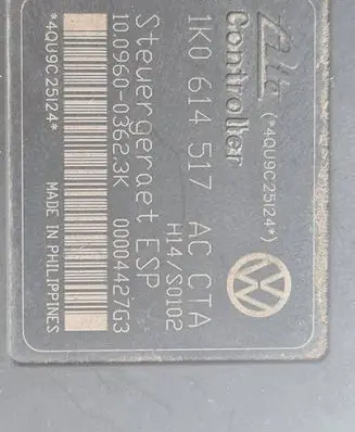 Volkswagen Touran I ABS Pump 4QU9C25124 00004427G3 1K0614517A