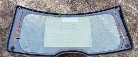 Volvo V60 Rear windscreen/windshield window 
