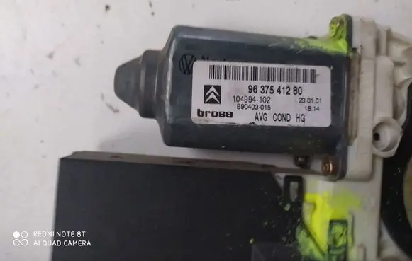 Citroen C5 Front door window regulator with motor 9637541280 104994102 990185ROM