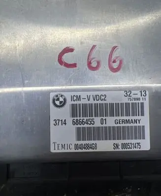 BMW 7 F01 F02 F03 F04 Suspension control unit/module 6866455 000531475 00404884G8