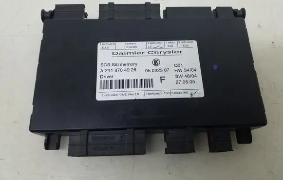 Mercedes-Benz E W211 Seat control module A2118704926