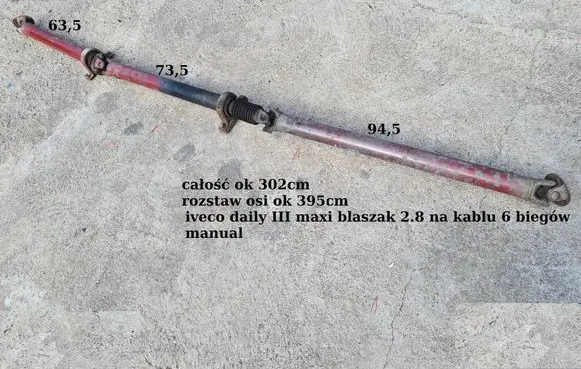 Iveco Daily 3rd gen Drive shaft (set) 