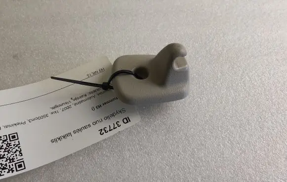 Sun visor clip/hook/bracket