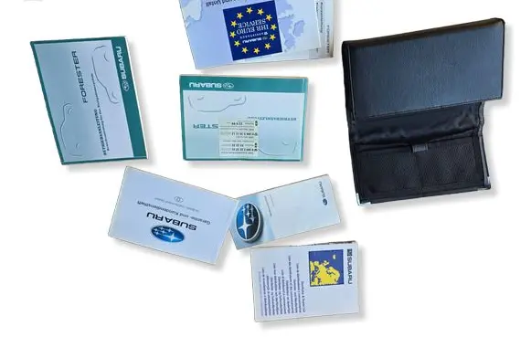 Subaru Forester SH Owners service history hand book 