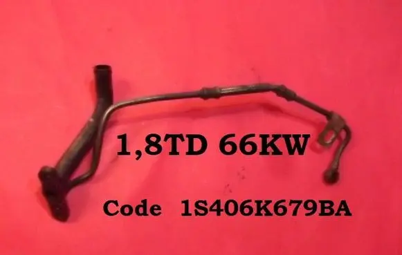 Ford Focus Turbo turbocharger oiling pipe/hose 1S406K679BA