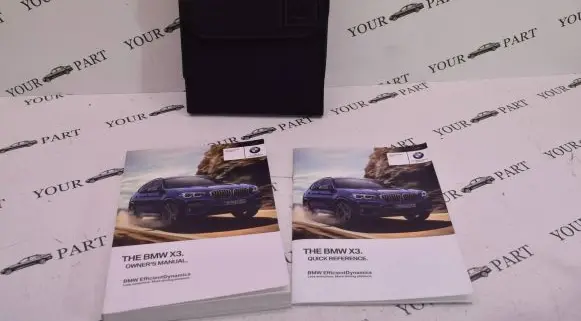 BMW X3 G01 Owners service history hand book 