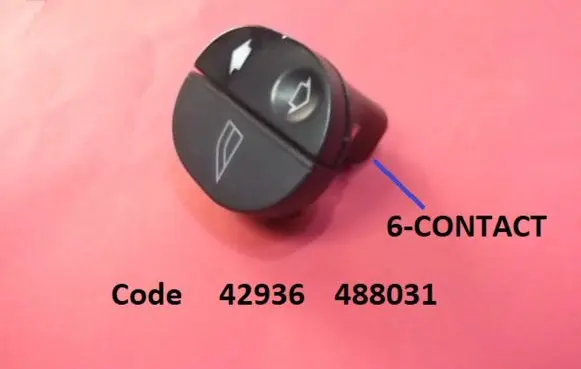 Ford Ka Electric window control switch 42936 488031
