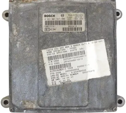 Iveco Daily 35 - 40.10 Engine control unit/module 0281001537 500332361 0086418