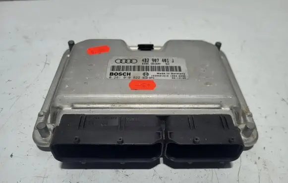 Audi A6 S6 C5 4B Engine control unit/module 1039S01810 0281010822 4B2907401J