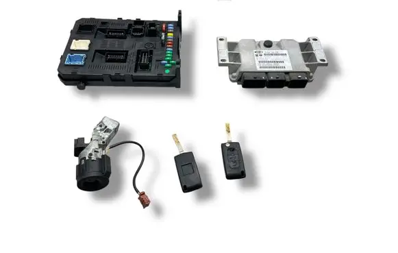 Peugeot 407 Engine ECU kit and lock set 9659580780 9660942580 9661940180